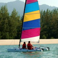 Catamaranzeilen
